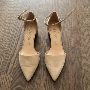 Sole society ankle strap heels